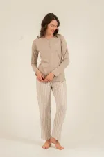 Arnetta 3779-S Kadın Uzun Kollu Pijama Takım Arnetta 3779-S Kadın Uzun Kollu Pijama Takım