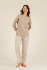 Arnetta 3779-S Kadın Uzun Kollu Pijama Takım Arnetta 3779-S Kadın Uzun Kollu Pijama Takım