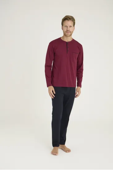 Kocabey 9250 Erkek Midi Yaka Pijama Takım Kocabey 9250 Erkek Midi Yaka Pijama Takım