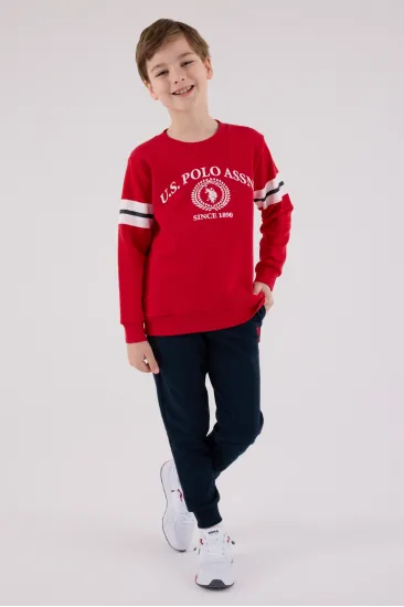 U.S. Polo Assn Kids 2201-G Erkek Çocuk Eşofman Takımı