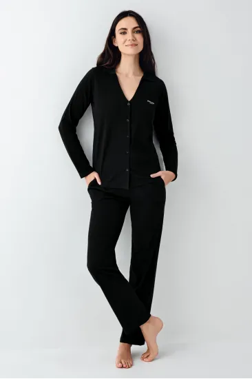 Pierre Cardin 9115-S Kadın Uzun Kol Pijama Takımı Pierre Cardin 9115-S Kadın Uzun Kol Pijama Takımı