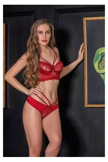 Gallipoli 31632 Transparan Bralet Ve String Takım