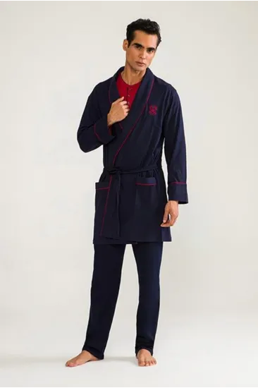 D'S Damat 03000 5'li Robdöşambr Erkek Damat Pijama Seti D'S Damat 03000 5'li Robdöşambr Erkek Damat Pijama Seti