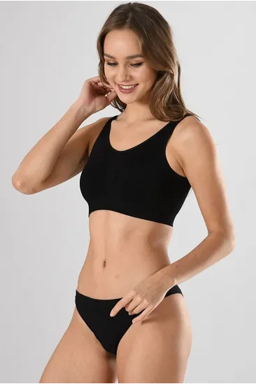 Miss Fit 11027 Kalın Askılı Pedli Bustiyer Miss Fit 11027 Kalın Askılı Pedli Bustiyer