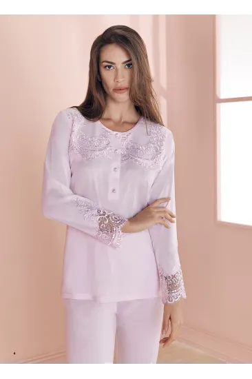 Espuar 757 Penye 3'lü Sabahlık Pijama Takımı Espuar 757 Penye 3'lü Sabahlık Pijama Takımı