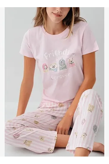 RolyPoly RP3810-S Kadın Kısa Kol Pijama Takımı RolyPoly RP3810-S Kadın Kısa Kol Pijama Takımı