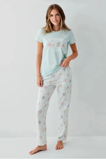 RolyPoly RP3810-S Kadın Kısa Kol Pijama Takımı RolyPoly RP3810-S Kadın Kısa Kol Pijama Takımı