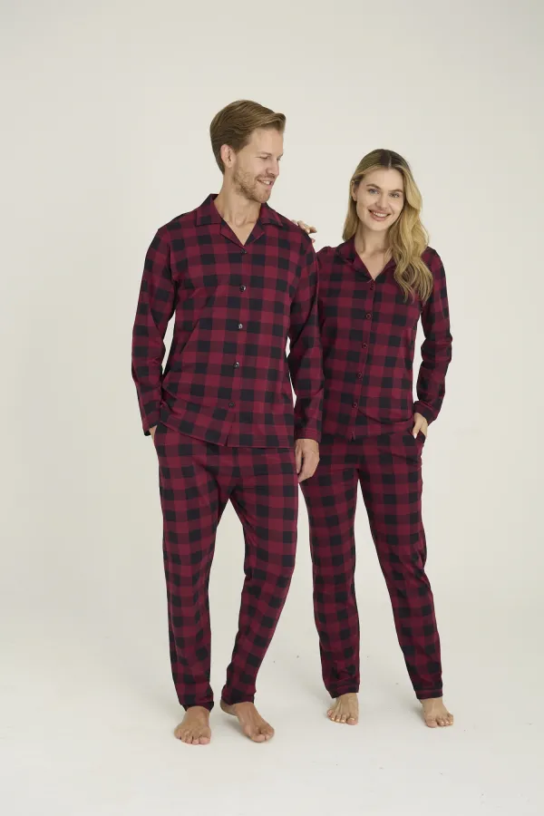 Kocabey 9209-K Kadın Apaj Yaka Pijama Takım Kocabey 9209-K Kadın Apaj Yaka Pijama Takım