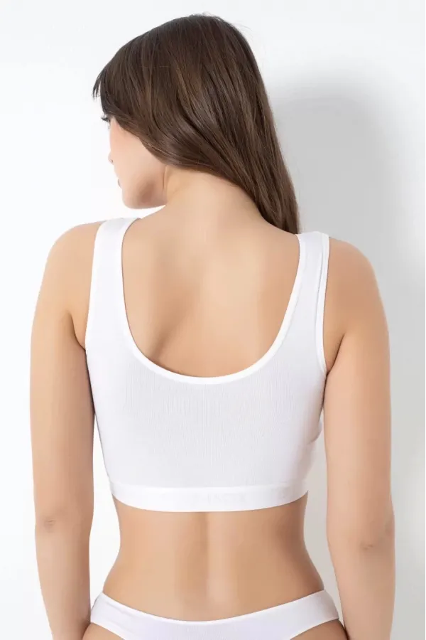 G-Box 941 Bayan Bambu Kalın Askılı Pedli Büstiyer G-Box 941 Bayan Bambu Kalın Askılı Pedli Büstiyer