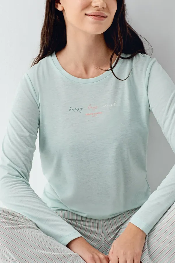 Pierre Cardin 9050-S Kadın Uzun Kol Pijama Takım Pierre Cardin 9050-S Kadın Uzun Kol Pijama Takım
