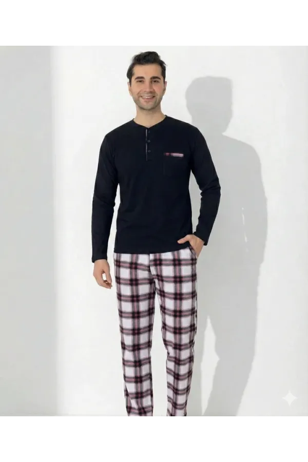 Boyraz 0401 Erkek Uzun Kol Pijama Takımı Boyraz 0401 Erkek Uzun Kol Pijama Takımı