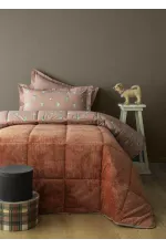 Tek Kişilik Teddy Somon Softly Uyku Seti Tek Kişilik Teddy Somon Softly Uyku Seti