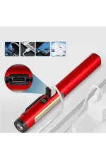Şarjlı Mıknatıslı Çalışma Lambası Cep Feneri  Wt-307-s
