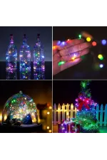 Gd968 Şerit Pilli Aydınlatma 10 Metre 100 Adet Rgb Peri Led Gd968 Şerit Pilli Aydınlatma 10 Metre 100 Adet Rgb Peri Led