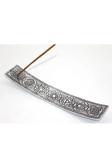 Metal Kayık 7 Çakra ( Chakra ) Tütsülük Ksk2193