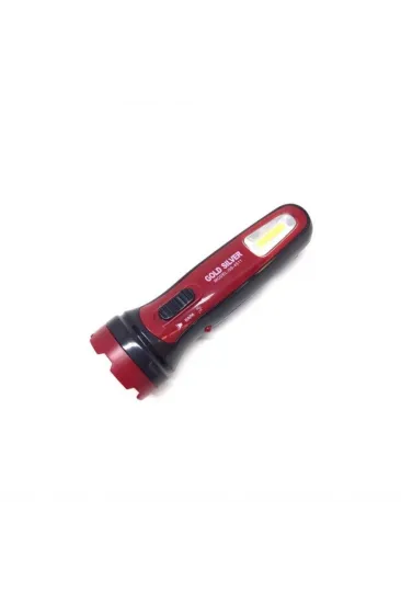 Gold Silver Gs-4511 1 Watt+1 Watt Cob Led Şarjlı El Feneri Gold Silver Gs-4511 1 Watt+1 Watt Cob Led Şarjlı El Feneri