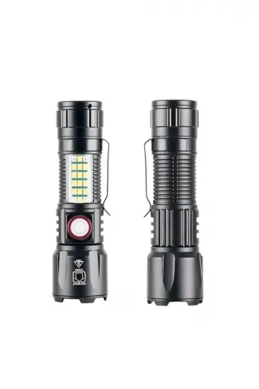 Wison Ws-2828 10w 1000 Lümen Şarjlı Metal El Feneri