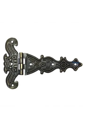 Dekoratif, Sac Tek Kuyruklu Menteşe - 69x102 Mm, Büyük, Antik, 100 Adet Dekoratif, Sac Tek Kuyruklu Menteşe - 69x102 Mm, Büyük, Antik, 100 Adet