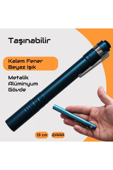 Gold Gp-206 Led Beyaz Işıklı Doktor Kalem Fener Gold Gp-206 Led Beyaz Işıklı Doktor Kalem Fener