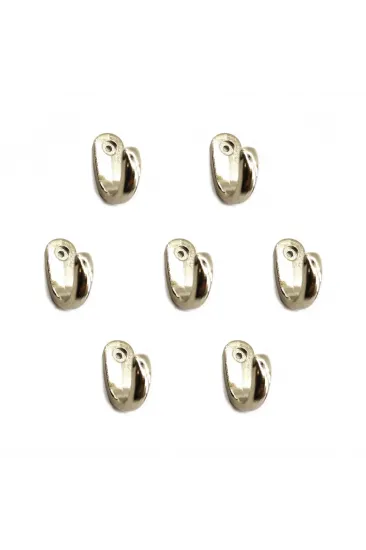 Büyük Tekli Fincan Askı, Dekor Askısı - Nikel, 100 Adet, 12x23x30 Mm Büyük Tekli Fincan Askı, Dekor Askısı - Nikel, 100 Adet, 12x23x30 Mm