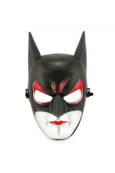 Kırmızı Gözlü Siyah Batman Maske - Lastikli Batgirl Maskesi 28x17 Cm Kırmızı Gözlü Siyah Batman Maske - Lastikli Batgirl Maskesi 28x17 Cm