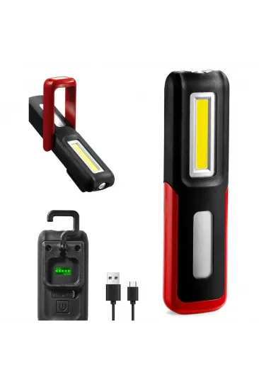 Lightingx Lx-028 Cob Led Mıknatıslı Çalışma Lambası Tamirci Feneri