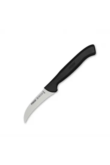 38044 Ecco Kıvrık Eğri Sebze Dekor Bıçağı 7,5 Cm - Siyah 38044 Ecco Kıvrık Eğri Sebze Dekor Bıçağı 7,5 Cm - Siyah