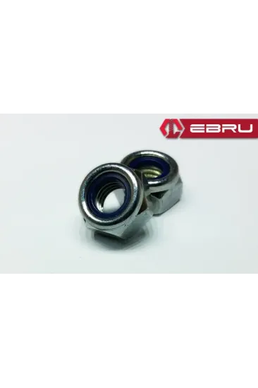 Altıköşe Fiberli Somun M10 - 100 Adet Altıköşe Fiberli Somun M10 - 100 Adet