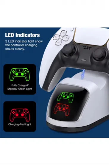Ps5 Dualsense Şarj Istasyonu Playstation 5 Uyumlu Charging Station