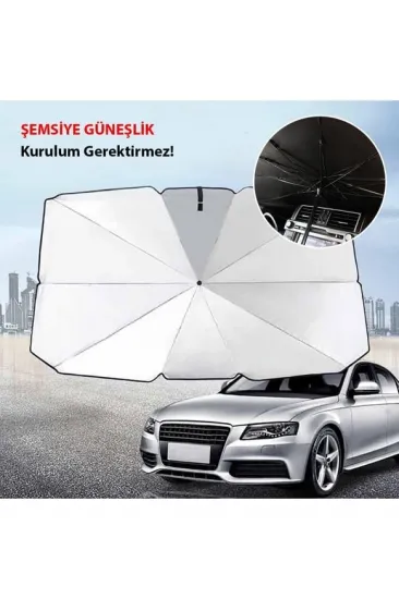 Araba Güneş Gölge Koruyucu Şemsiye Oto Ön Cam Güneşlik(145cm*79cm) Araba Güneş Gölge Koruyucu Şemsiye Oto Ön Cam Güneşlik(145cm*79cm)