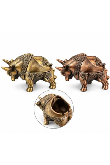 Metal Boğa Tasarımı Küllük Alk6400