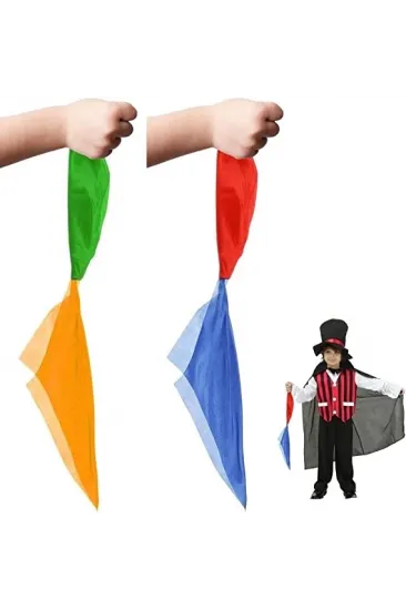 Renk Değiştiren Sihirli Mendil Sihirbazlık Oyunu Renk Değiştiren Sihirli Mendil Sihirbazlık Oyunu