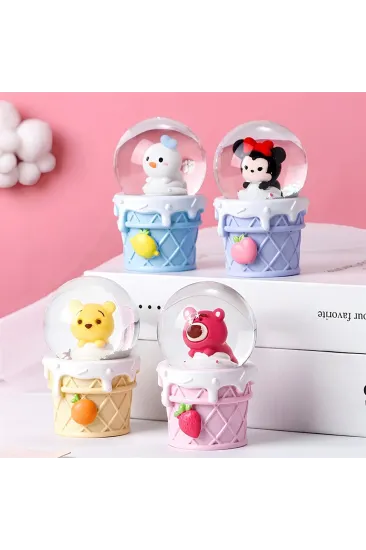 Mickey Mouse Işıklı Kar Küresi 9 Cm Alk3111 Mickey Mouse Işıklı Kar Küresi 9 Cm Alk3111