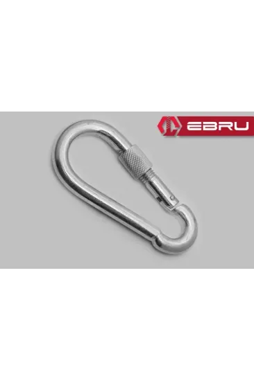 Vidalı Karabina, Kanca, Çengel 11mm - 1 Adet Vidalı Karabina, Kanca, Çengel 11mm - 1 Adet