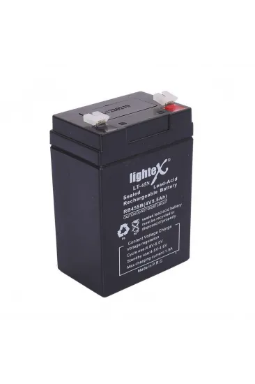 Lightex Lt-45 4v 5.5ah Işıldak Fener Aküsü