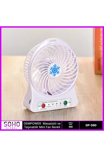 Masaüstü Taşınabilir 3 Kademeli Fan Masaüstü Taşınabilir 3 Kademeli Fan