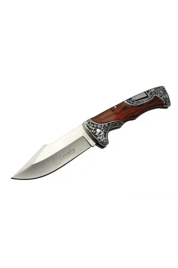 A3157a Av / Kamp Çakı 23 Cm - Gül Ağacı İşlemeli Saplı A3157a Av / Kamp Çakı 23 Cm - Gül Ağacı İşlemeli Saplı