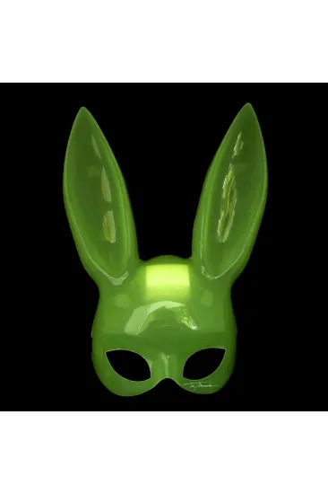 Karanlıkta Parlayan Fosforlu Tavşan Maskesi – Glow Bunny Masquerade Maske (32x22 Cm)