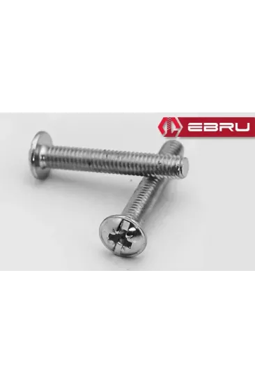 Yuvarlak Yıldız Başlı Rysb Kulp Vidası, Civata M4x15 - 500 Adet Yuvarlak Yıldız Başlı Rysb Kulp Vidası, Civata M4x15 - 500 Adet