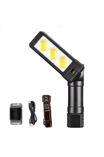 Gold Silver Gs-225 3 Led Usb Şarjlı Çok Fonksiyonlu Kafa Feneri Gold Silver Gs-225 3 Led Usb Şarjlı Çok Fonksiyonlu Kafa Feneri