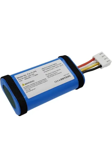 Jbl Flip 6 Uyumlu 3.7v 4800 Mah Soketli Batarya Jbl Flip 6 Uyumlu 3.7v 4800 Mah Soketli Batarya