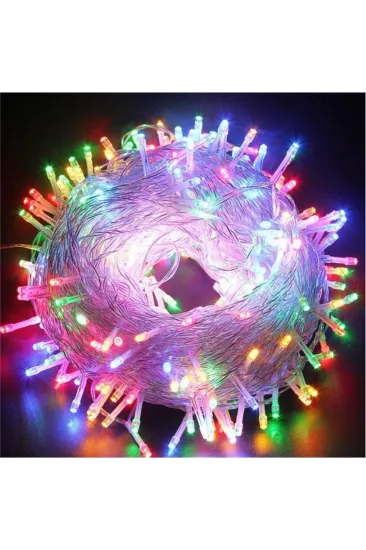 10m 100 Led Boncuk Lamba Rgb Işık Şeffaf Kablo Mz-18-1 10m 100 Led Boncuk Lamba Rgb Işık Şeffaf Kablo Mz-18-1