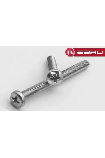 Yuvarlak Yıldız Başlı Ysb Civata M6x50 - 10 Adet
