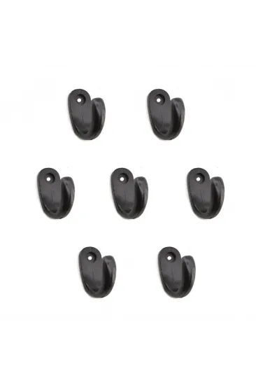 Büyük Tekli Fincan Askı, Dekor Askısı - Siyah, 100 Adet, 12x23x30 Mm Büyük Tekli Fincan Askı, Dekor Askısı - Siyah, 100 Adet, 12x23x30 Mm