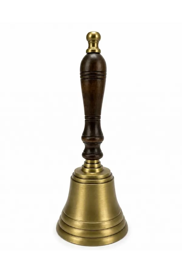 Pirinç El Çanı Ahşap Saplı 1367