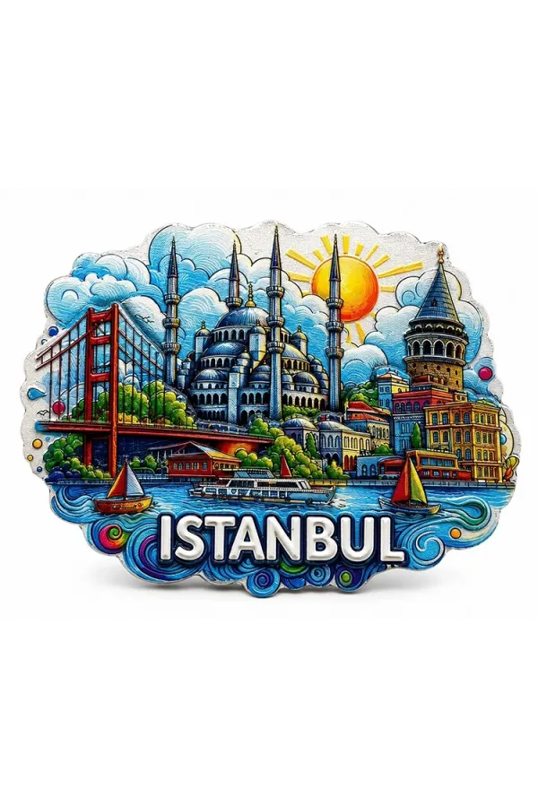 İstanbul Temalı Silikon Buzdolapı Süsü Magnet Alk5373 İstanbul Temalı Silikon Buzdolapı Süsü Magnet Alk5373