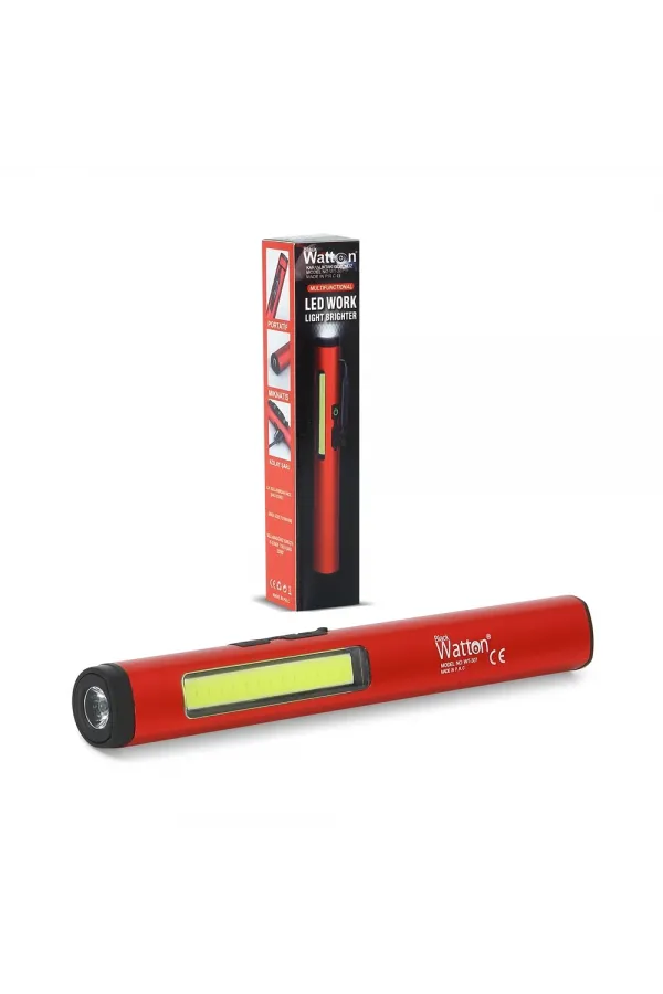 Şarjlı Mıknatıslı Çalışma Lambası Cep Feneri  Wt-307-s