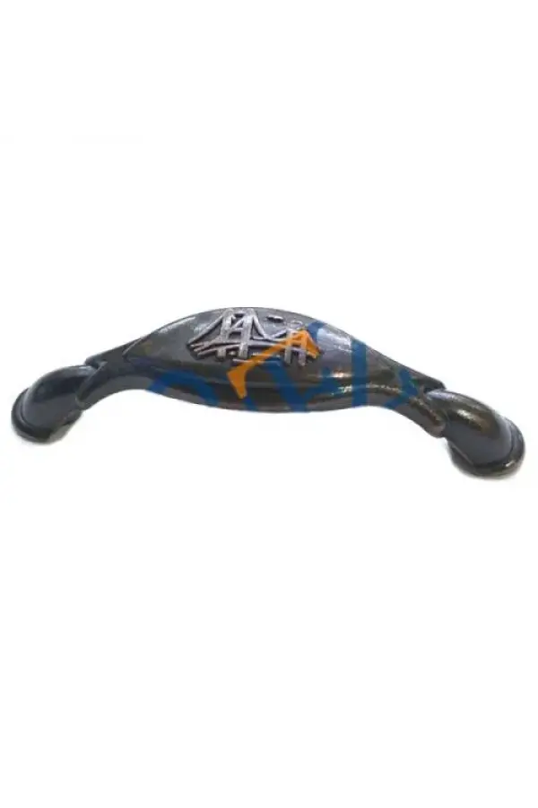 Dekoratif Zamak Boğaziçi Kulp - 64mm, Eskitme, 100 Adet Dekoratif Zamak Boğaziçi Kulp - 64mm, Eskitme, 100 Adet