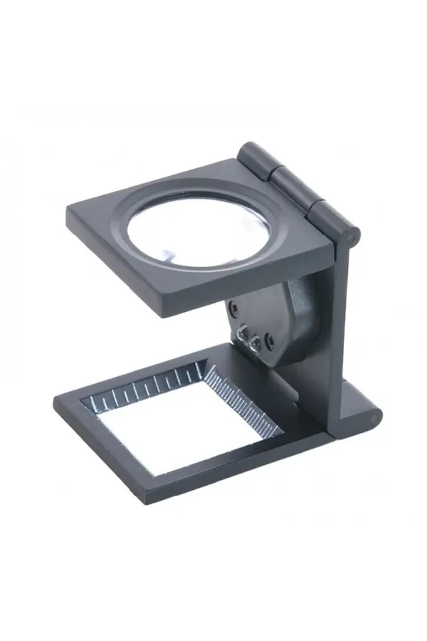 25x25 Mm Full Çelik Kaplı Katlamalı Büyüteç Th9005b