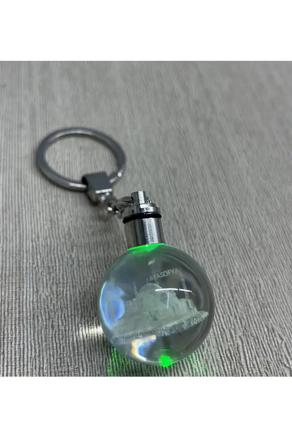 Ledli Ayasofya Tasarımı Kristal Anahtarlık Alk3803 Ledli Ayasofya Tasarımı Kristal Anahtarlık Alk3803